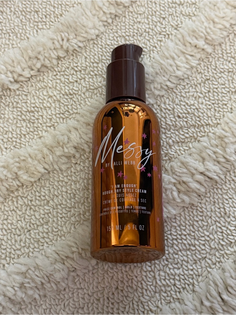 Messy By Alli Webb I Am Enough Rough Dry Style Cream 5 Fl Oz NWOB